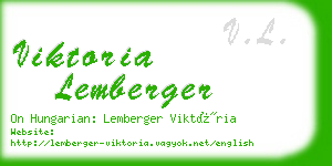 viktoria lemberger business card
